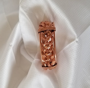 Weave Bangle Bracelet | Copper