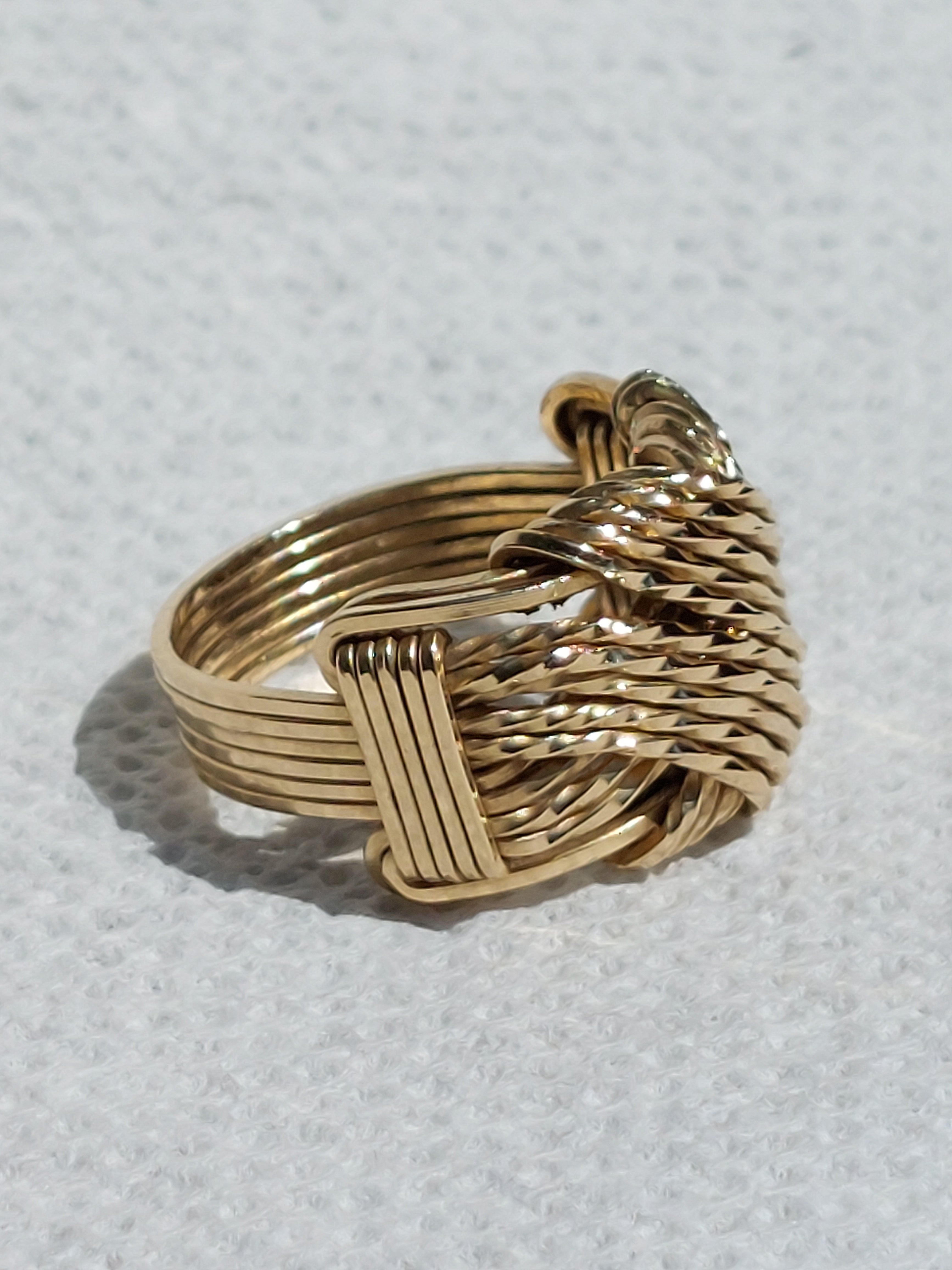 Elite Twist Ring | gold, silver, copper, brass